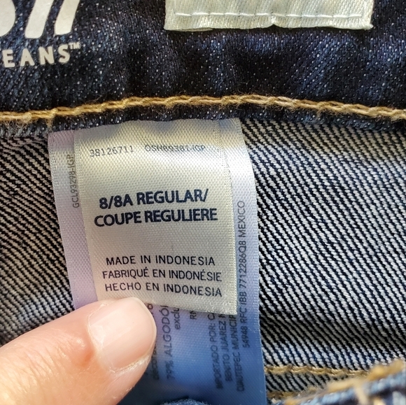 OshKosh Boys Denim Jeans. Size 8R - Picture 6 of 7